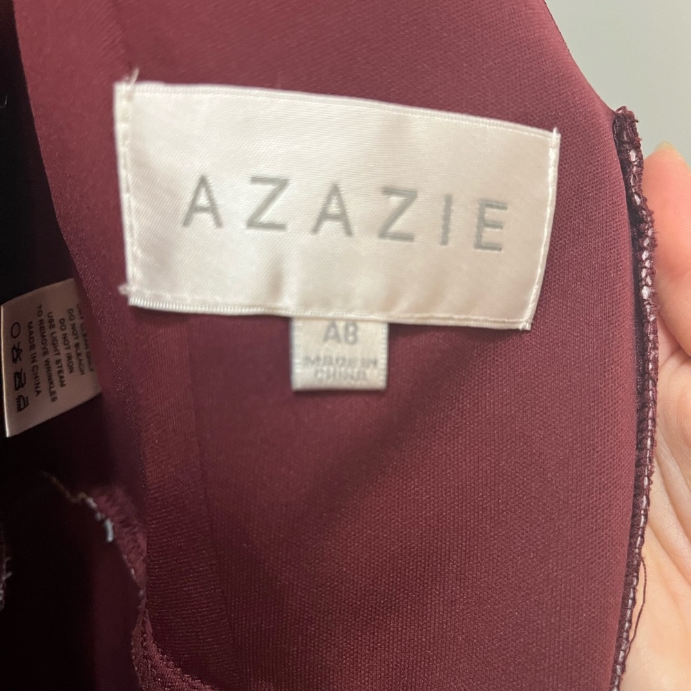 Azazie Deandre Bridesmaid Dress - worn ice, dry cleaned. Never altered
